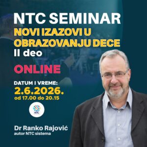 NTC Seminar: Drugi deo – Online (Sarajevo)